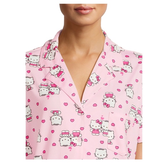 Hello kitty women’s Valentine’s Day pj - Picture 4 of 5